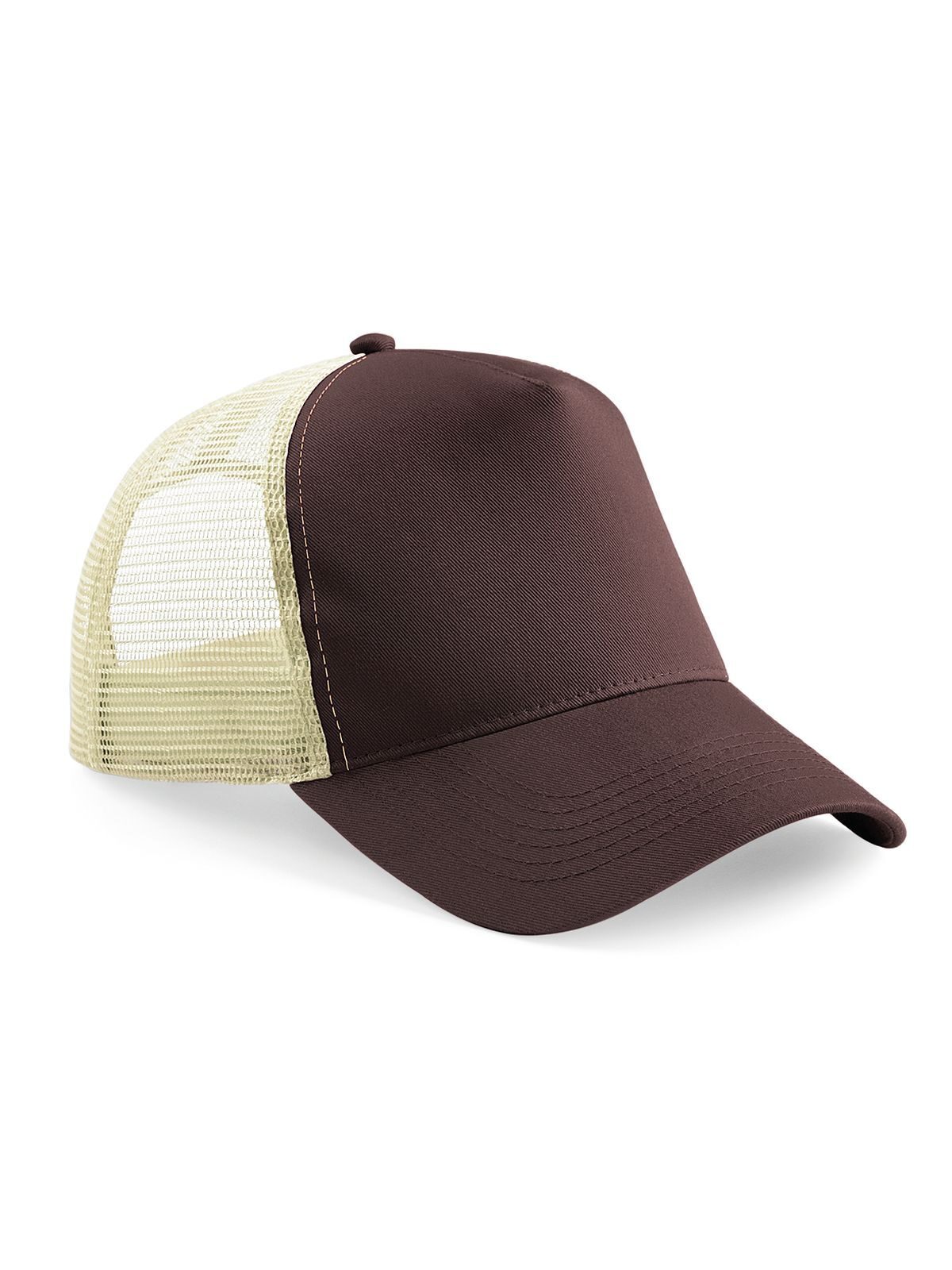 Casquette trucker à fermeture snapback - CHOC - Chocolat/caramel