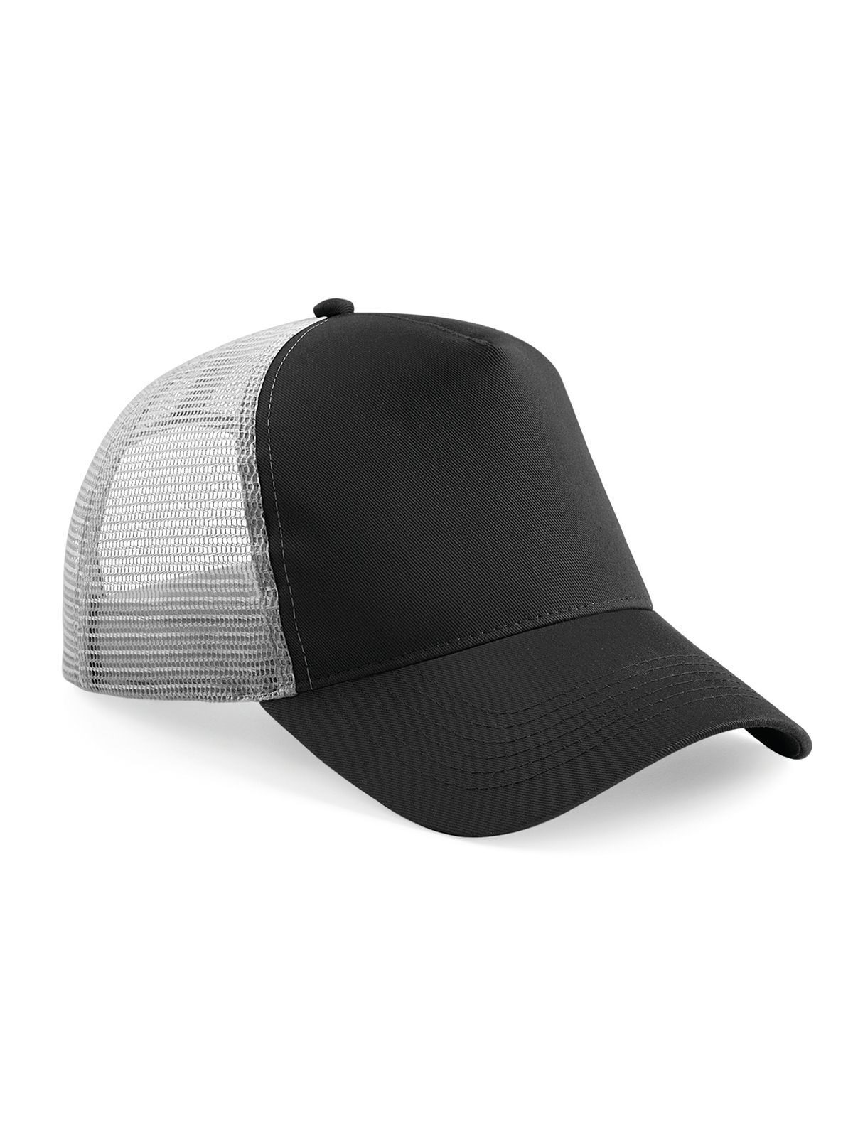 Casquette trucker à fermeture snapback - BLKLG - Noir/gris clair