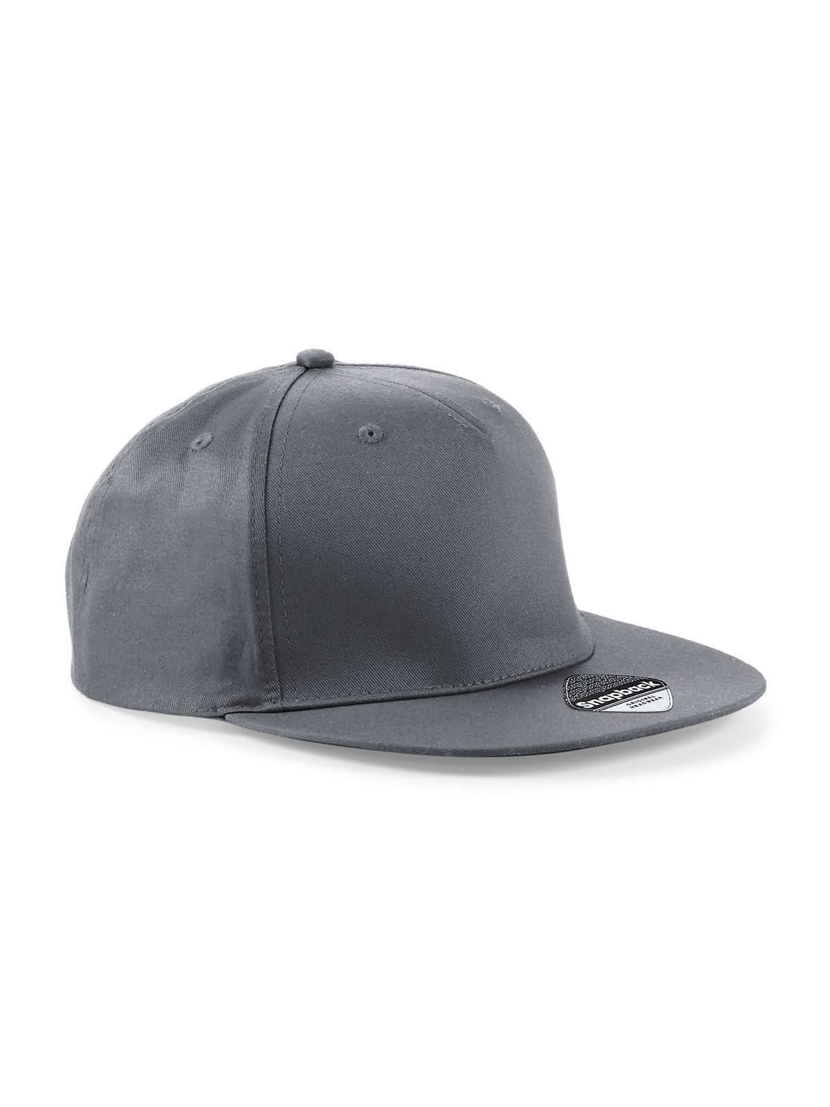 Casquette Snapback 5 panneaux style rappeur - charbon de bois