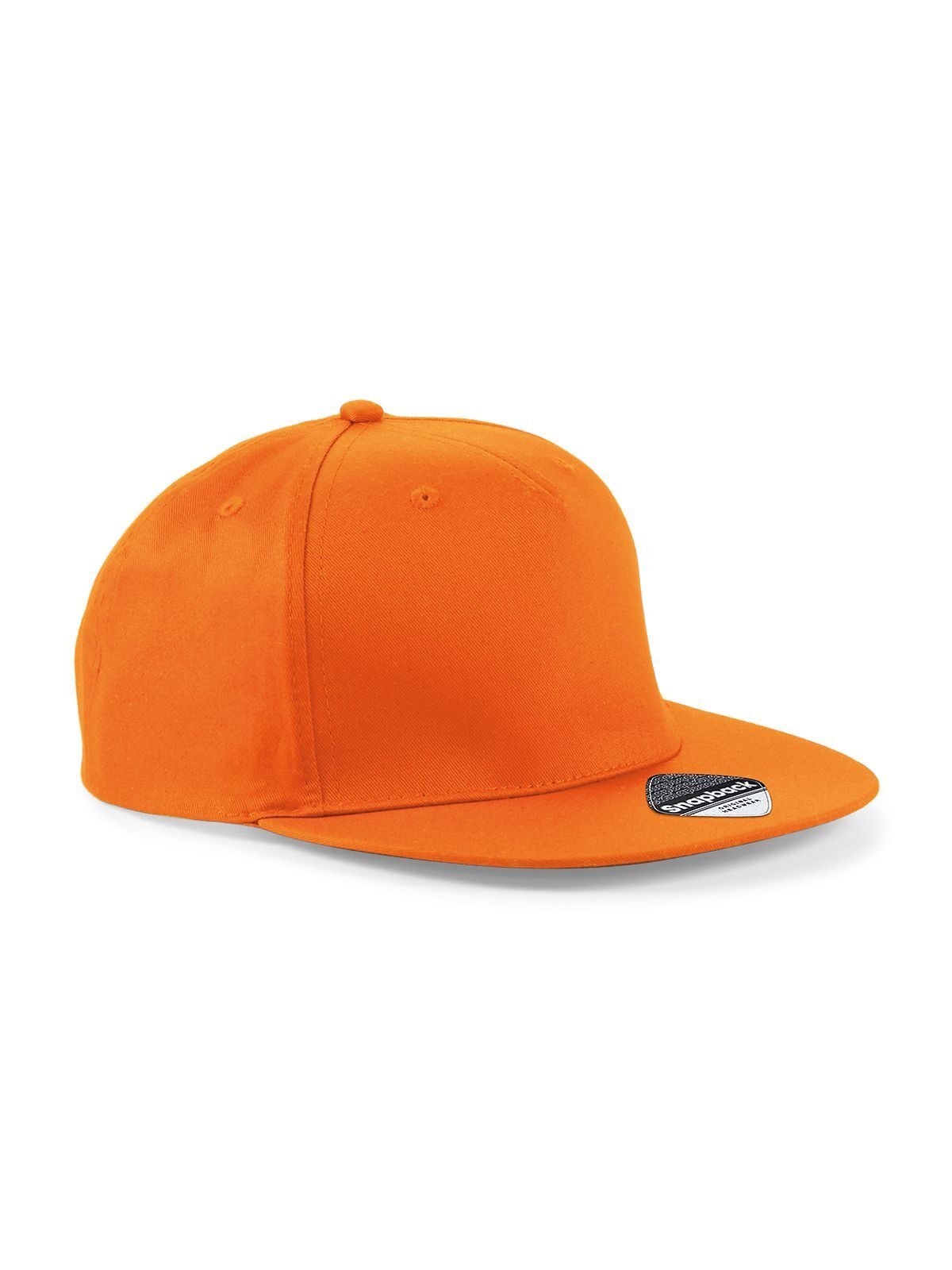 Casquette Snapback 5 panneaux style rappeur - ORANGE