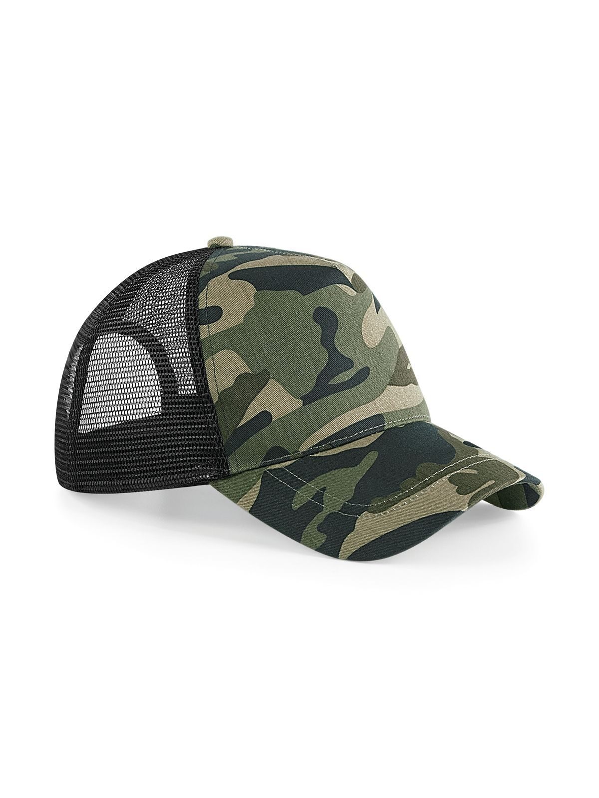 Casquette trucker camouflage à fermeture snapback - JUN - Camouflage jungle
