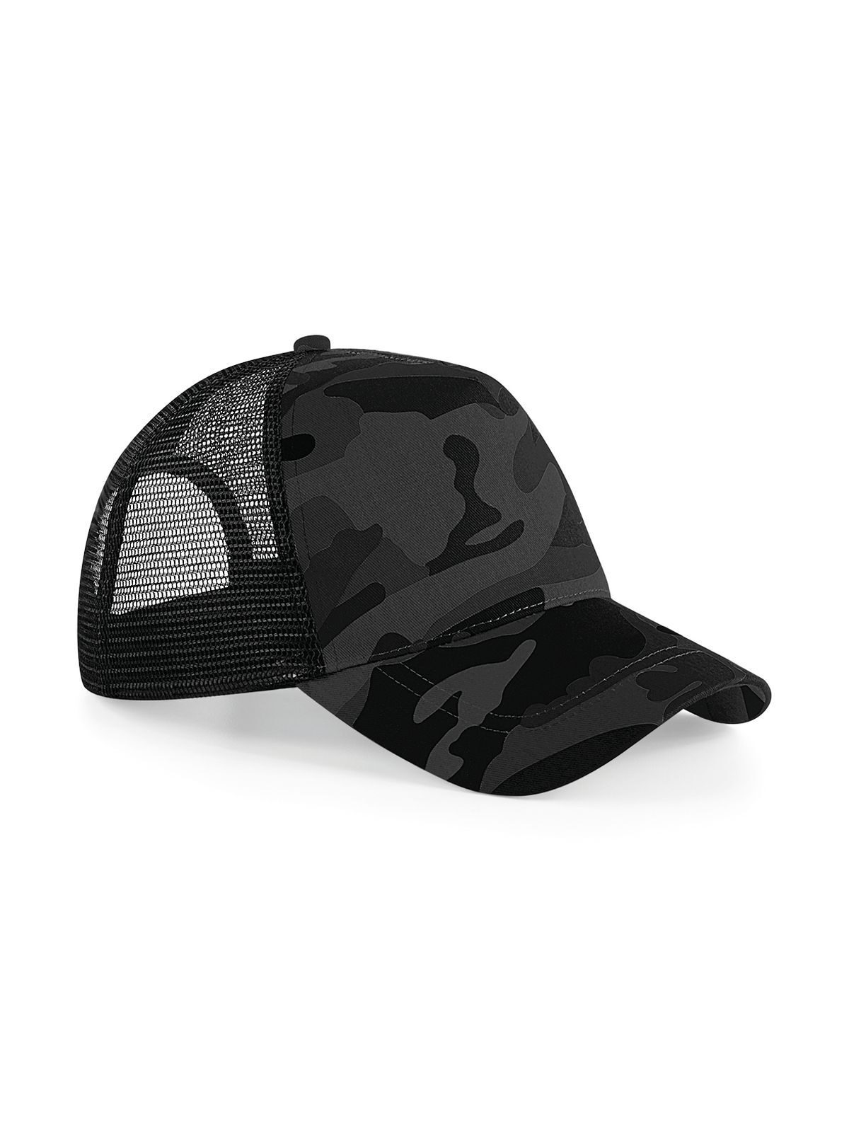 Casquette trucker camouflage à fermeture snapback - MIC - Camouflage de minuit