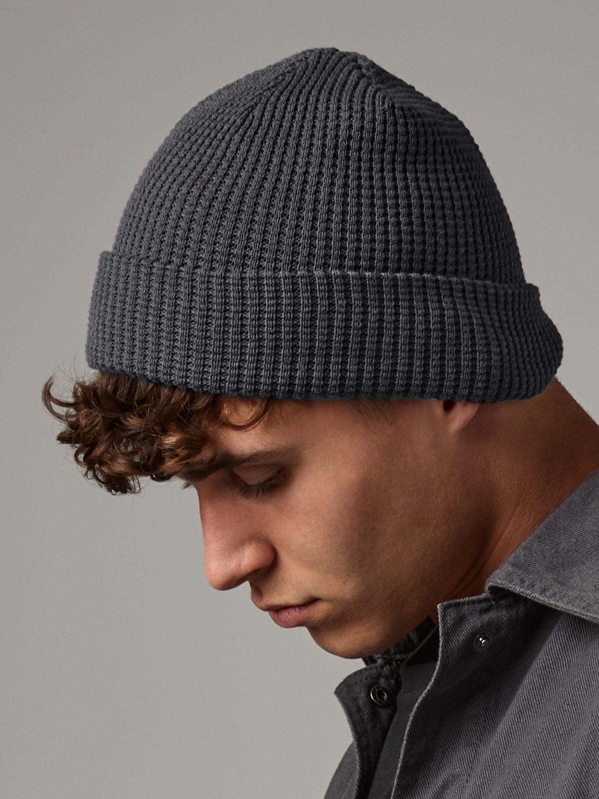 Bonnet gaufré en coton bio
