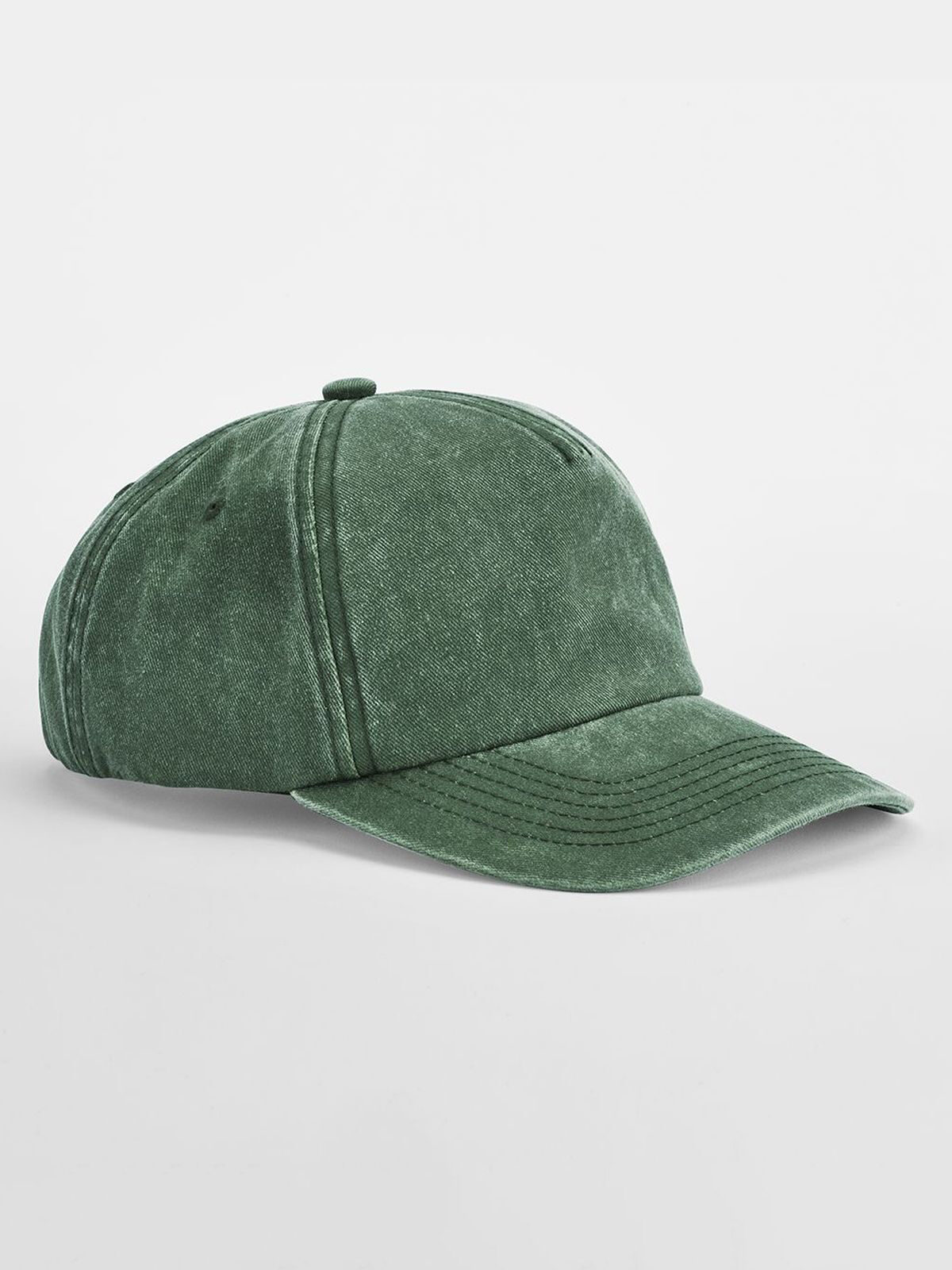 Casquette vintage décontractée à 5 panneaux  - VBO - Vert bouteille vintage