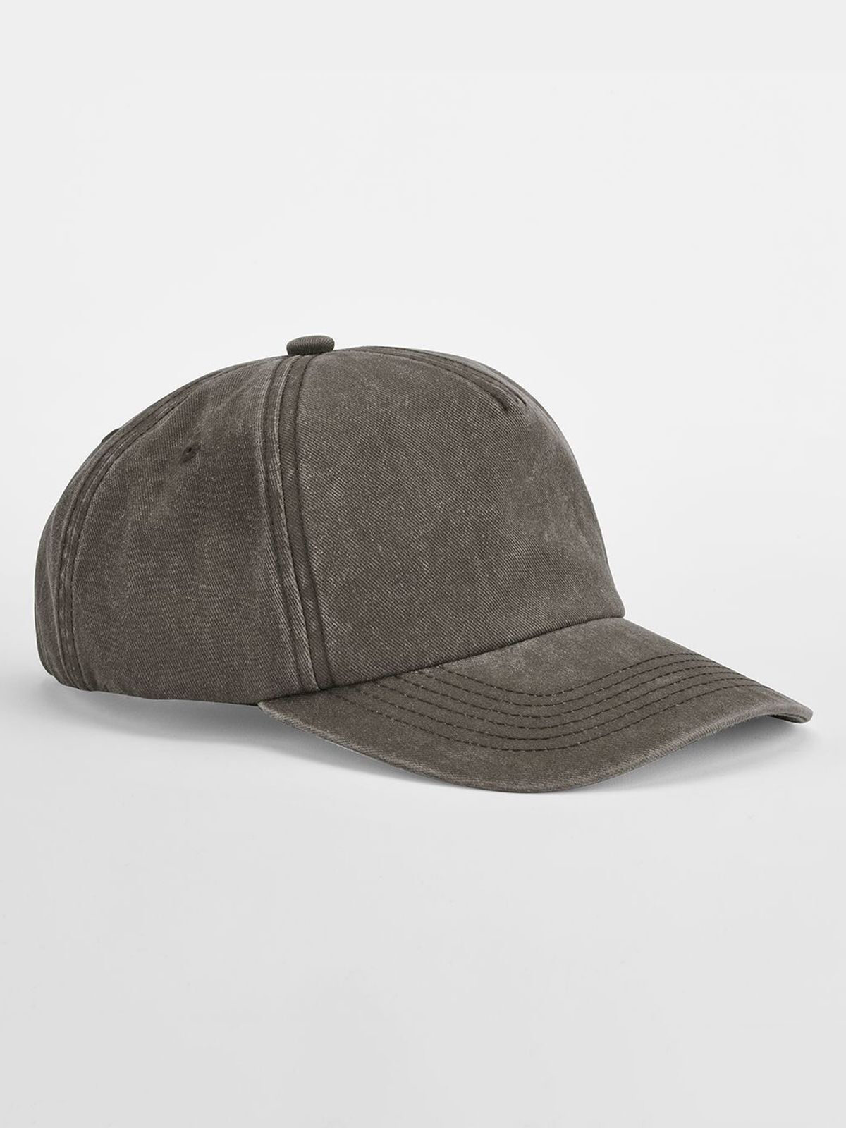 Casquette vintage décontractée à 5 panneaux  - VBR - Marron vintage
