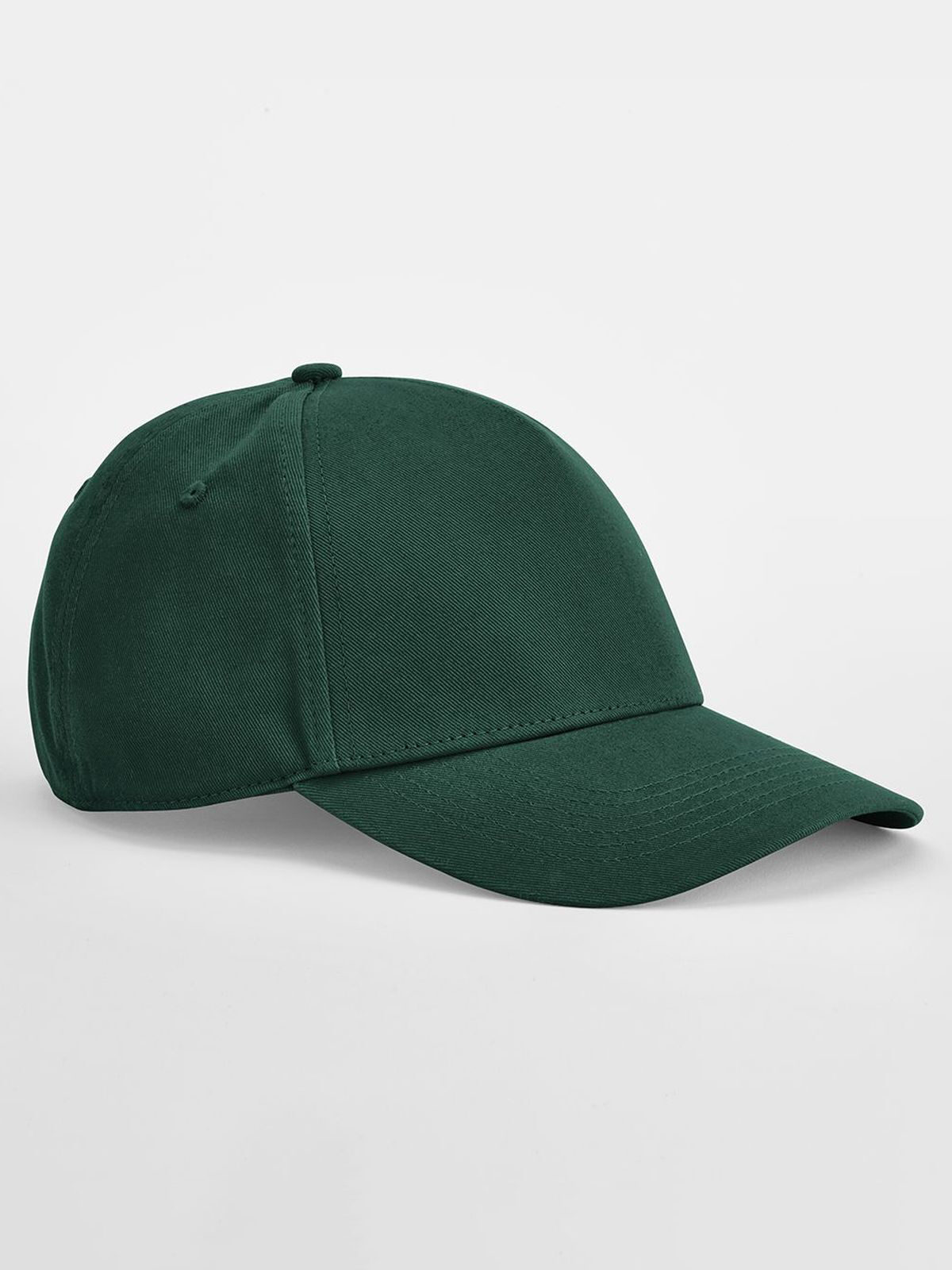 Casquette EarthAware Classic en coton biologique à 5 panneaux - Vert bouteille