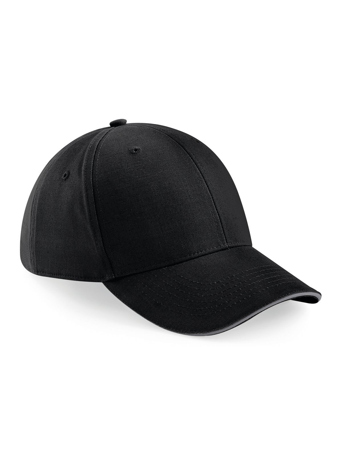 Casquette Athleisure à 6 panneaux - Gris graphite noir