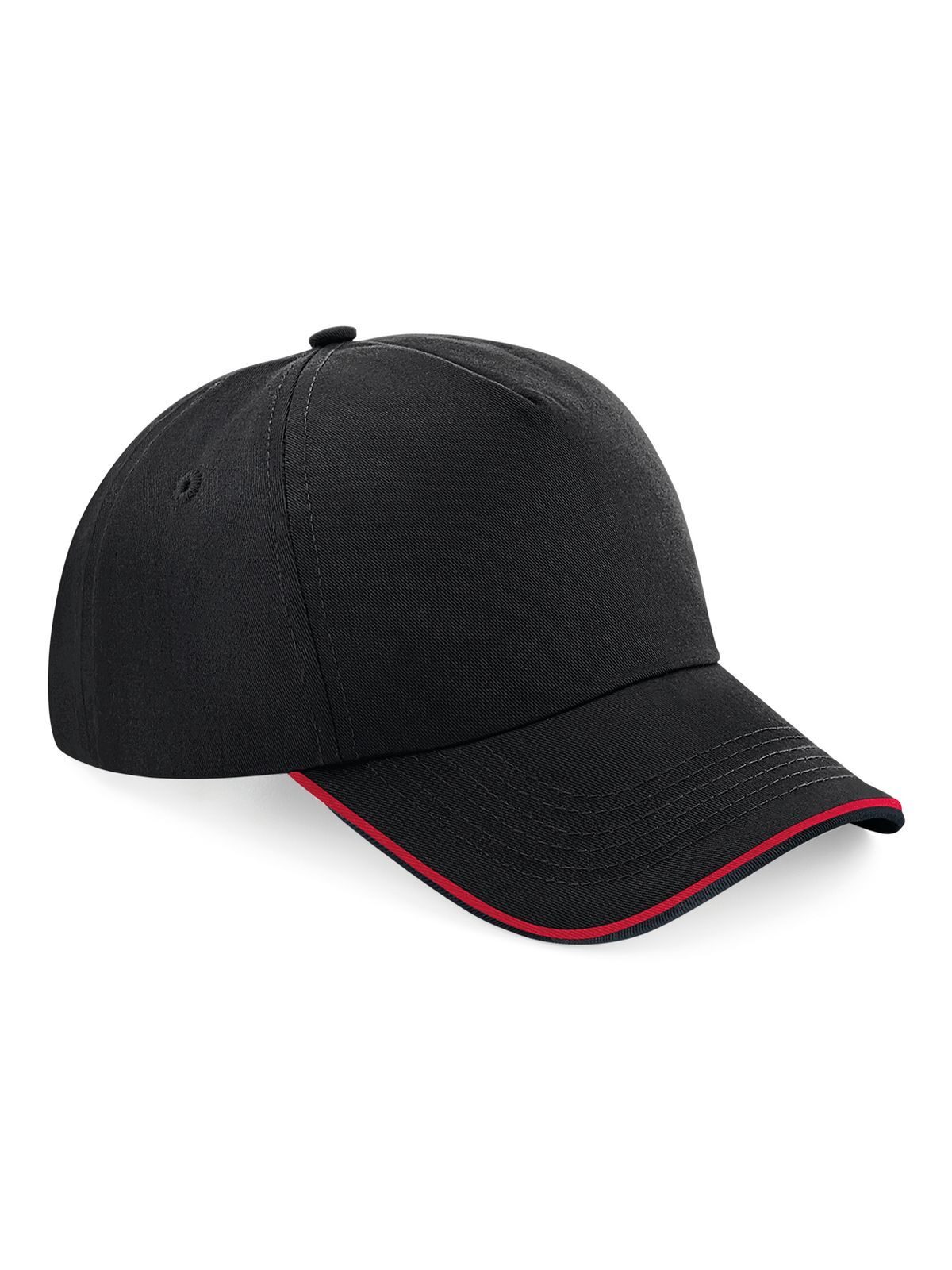Capuchon de panneau Aut 5 - Pic tubulaire - Noir Classique Rouge