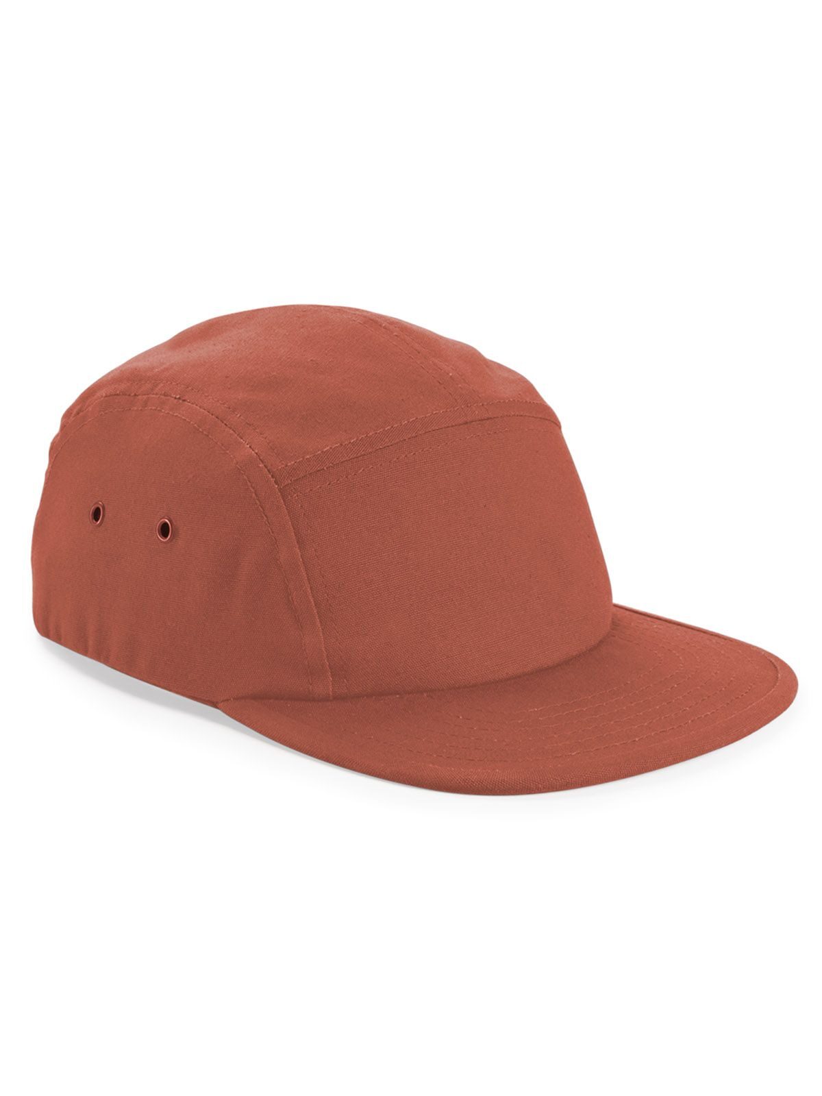 Casquette en toile à 5 panneaux - TER - Terracotta