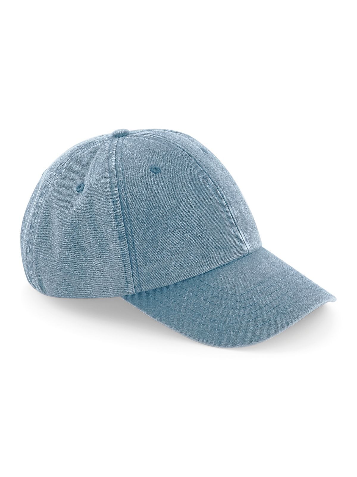 Casquette vintage à profil bas - VLD - Denim clair vintage