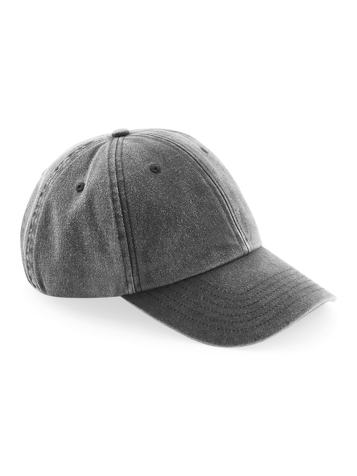 Casquette vintage à profil bas - VBL - Noir vintage
