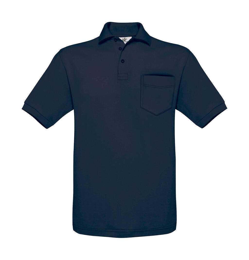 Polo Safran avec poche Safran - 003 - Marine