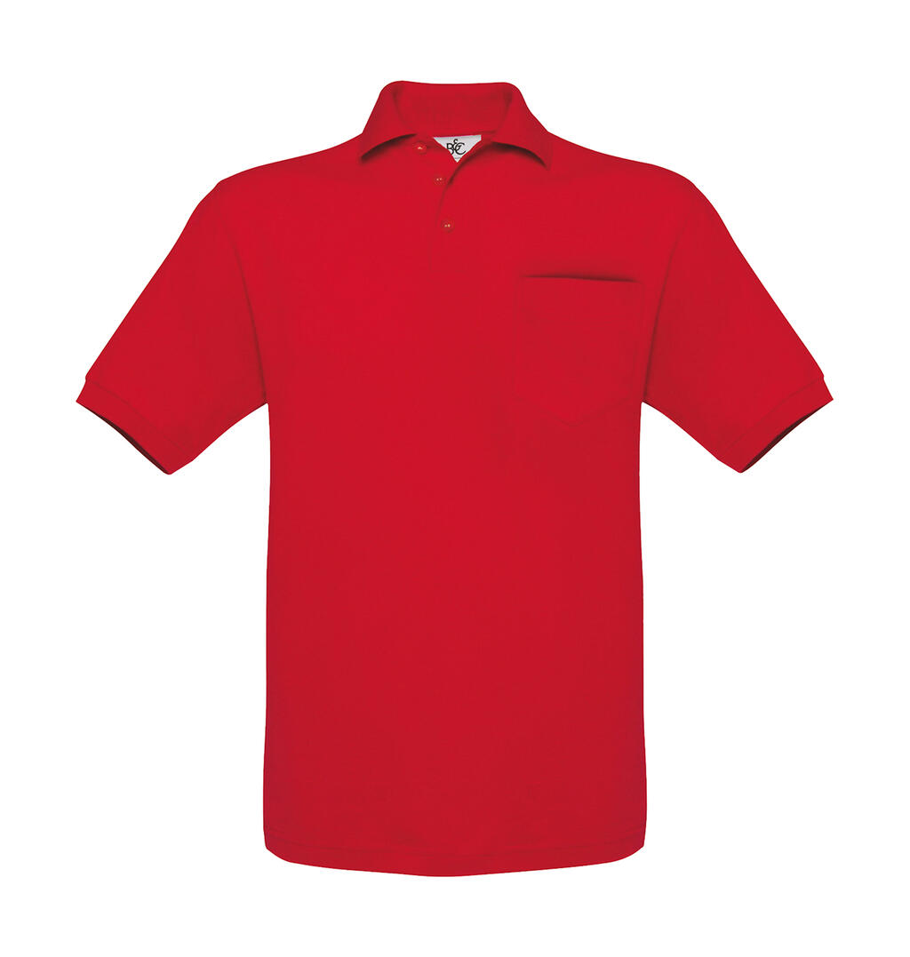 Polo Safran avec poche Safran - 004 - Rouge