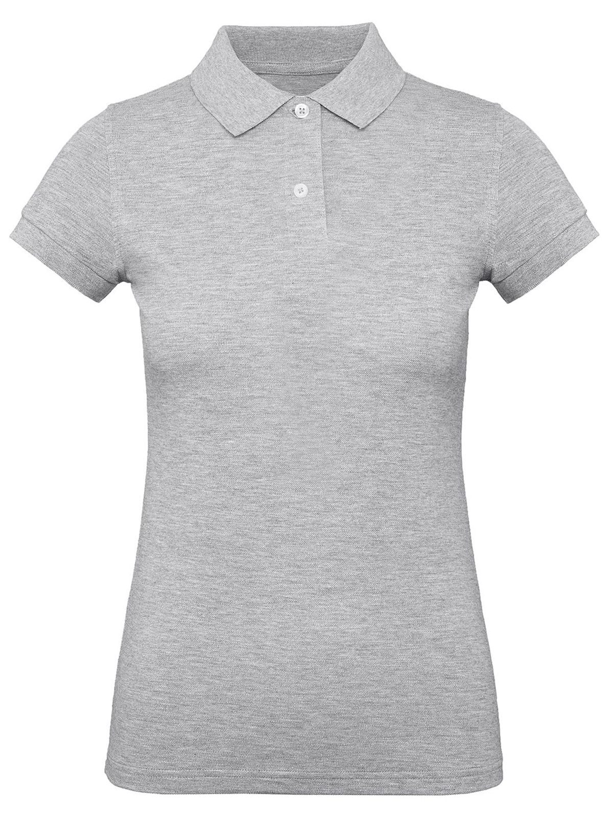 Polo Organic Inspire /femme - 610 - Gris chiné