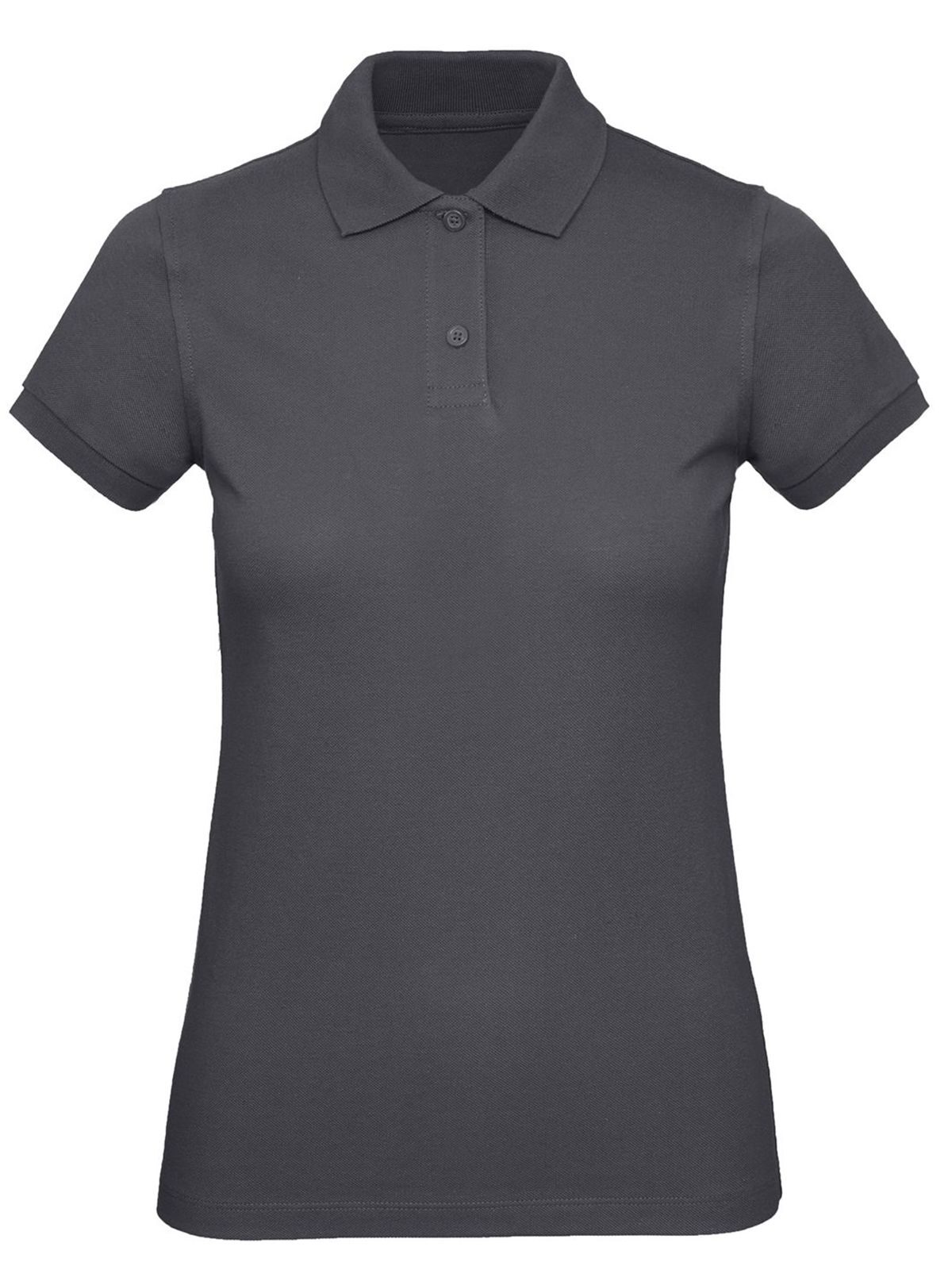 Polo Organic Inspire /femme - 670 - Gris foncé