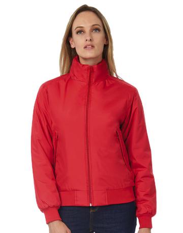 Veste bomber à col rond pour femme