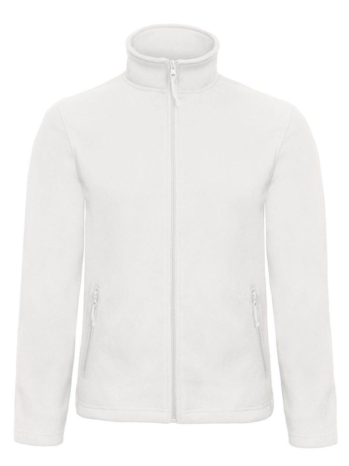 ID501 Micro Fleece à fermeture éclair intégrale - 001 - Blanc