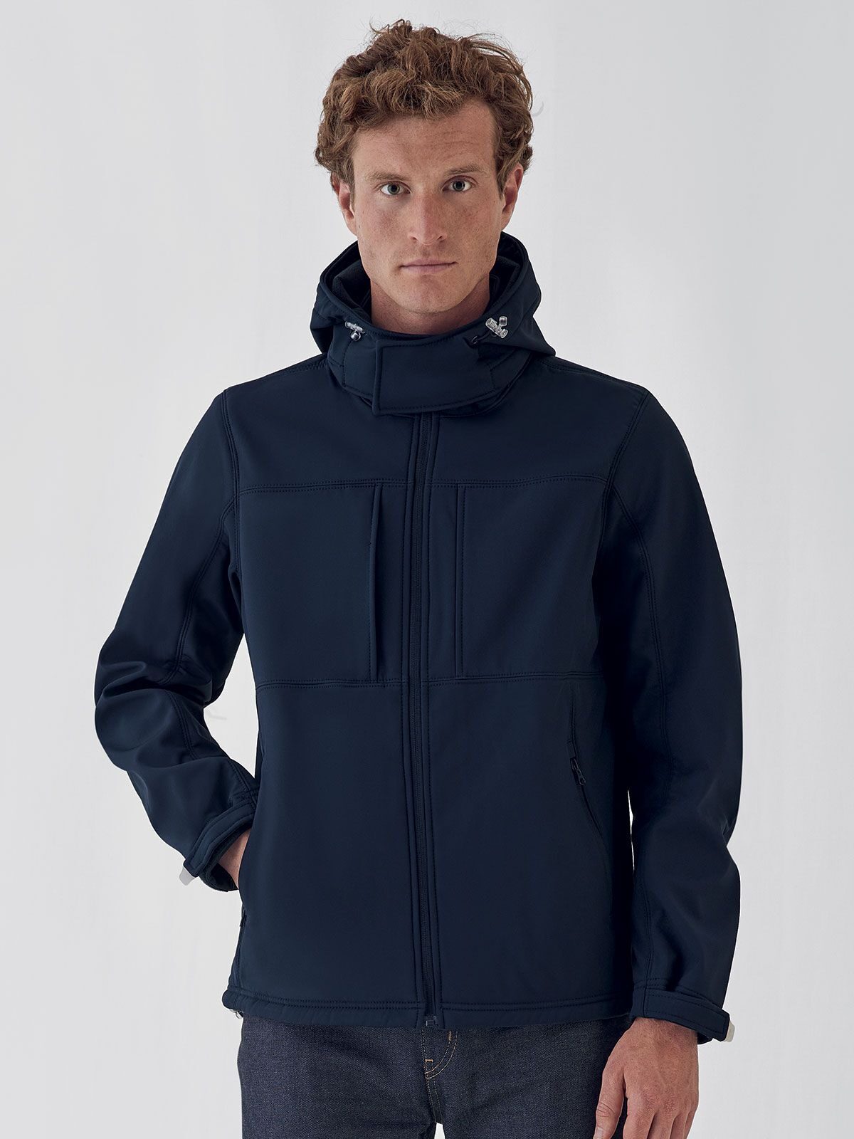 Veste softshell à capuche pour homme