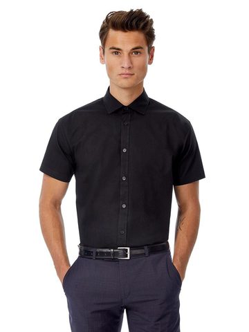Chemise en popeline pour homme Black Tie SSL/homme