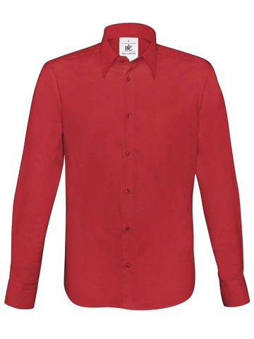 Chemise extensible London à manches longues - 