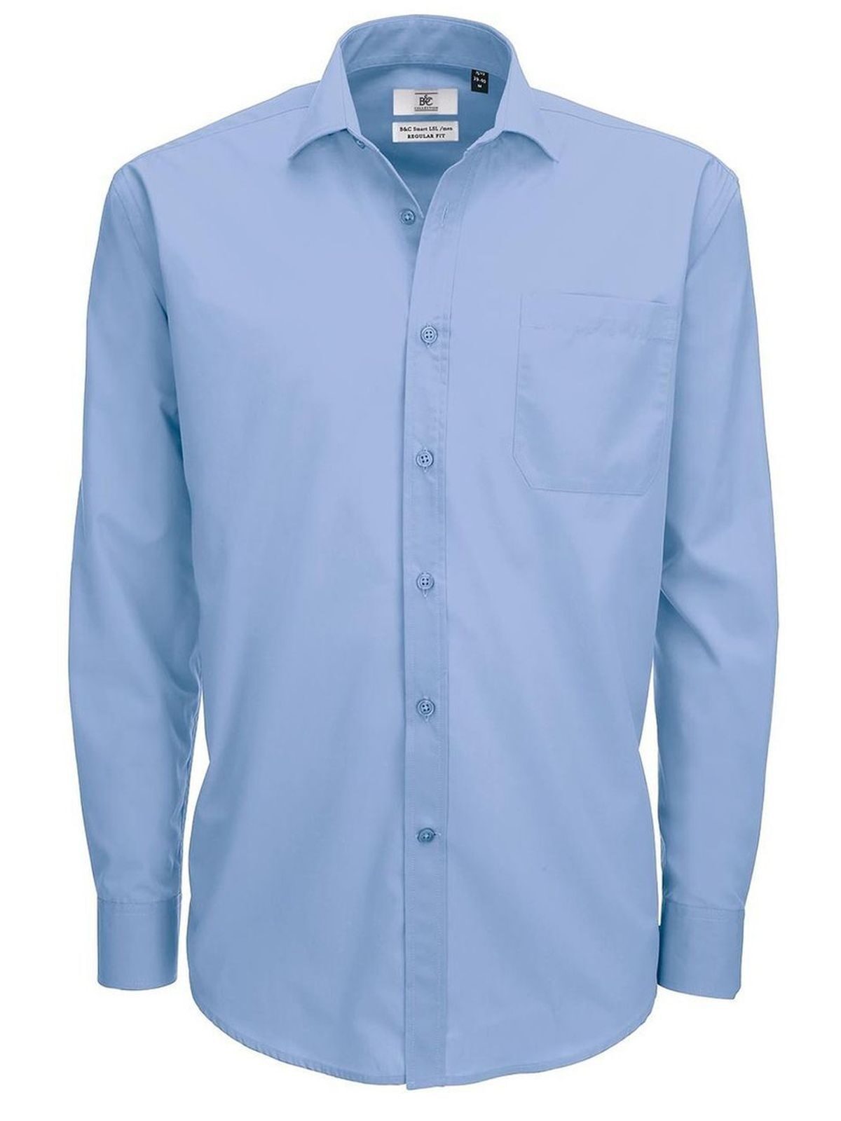 Chemise en popeline Smart LSL/homme - 310 - Fuchsia