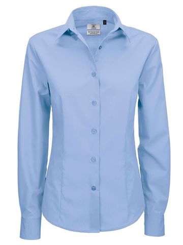 Chemise en popeline Smart LSL/femme - 