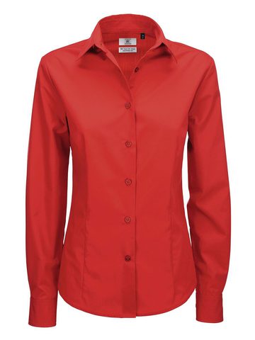 Chemise en popeline Smart LSL/femme - 