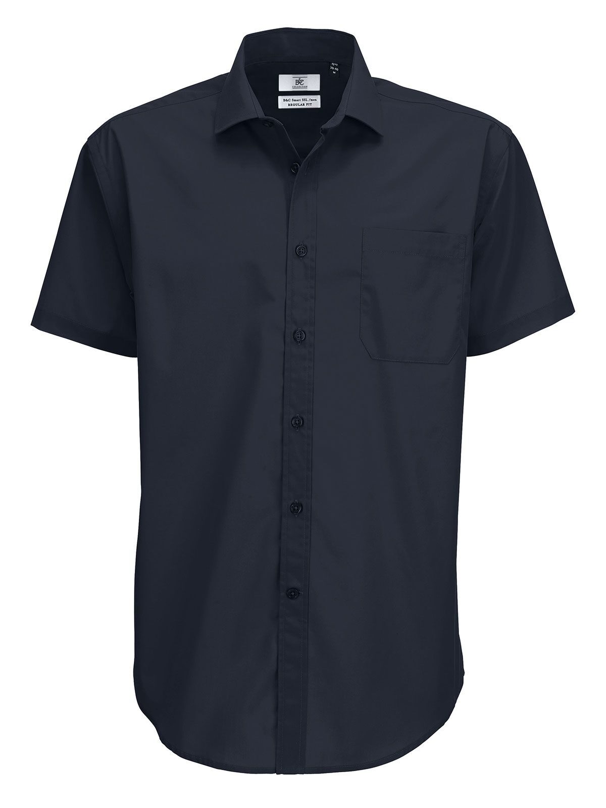 Chemise popeline homme Smart SSL - 003 - Marine