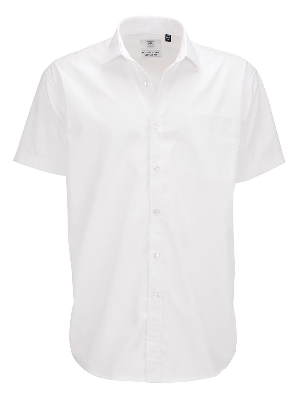 Chemise popeline homme Smart SSL - 001 - Blanc