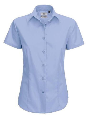 Chemise en popeline à manches courtes pour femme Smart SSL - 