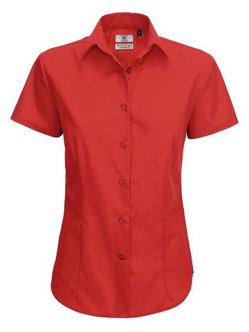 Chemise en popeline à manches courtes pour femme Smart SSL - 