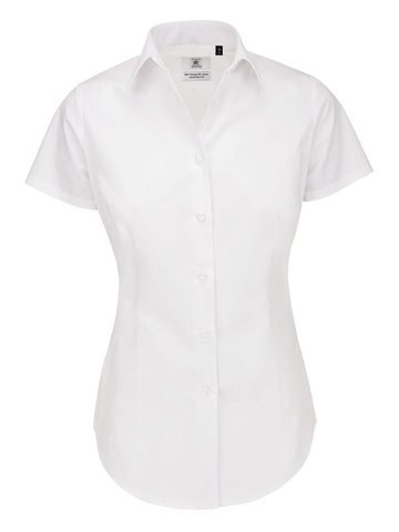 Chemise en popeline à manches courtes pour femme Heritage - 