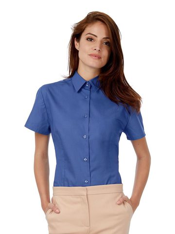 Chemise en popeline à manches courtes pour femme Heritage