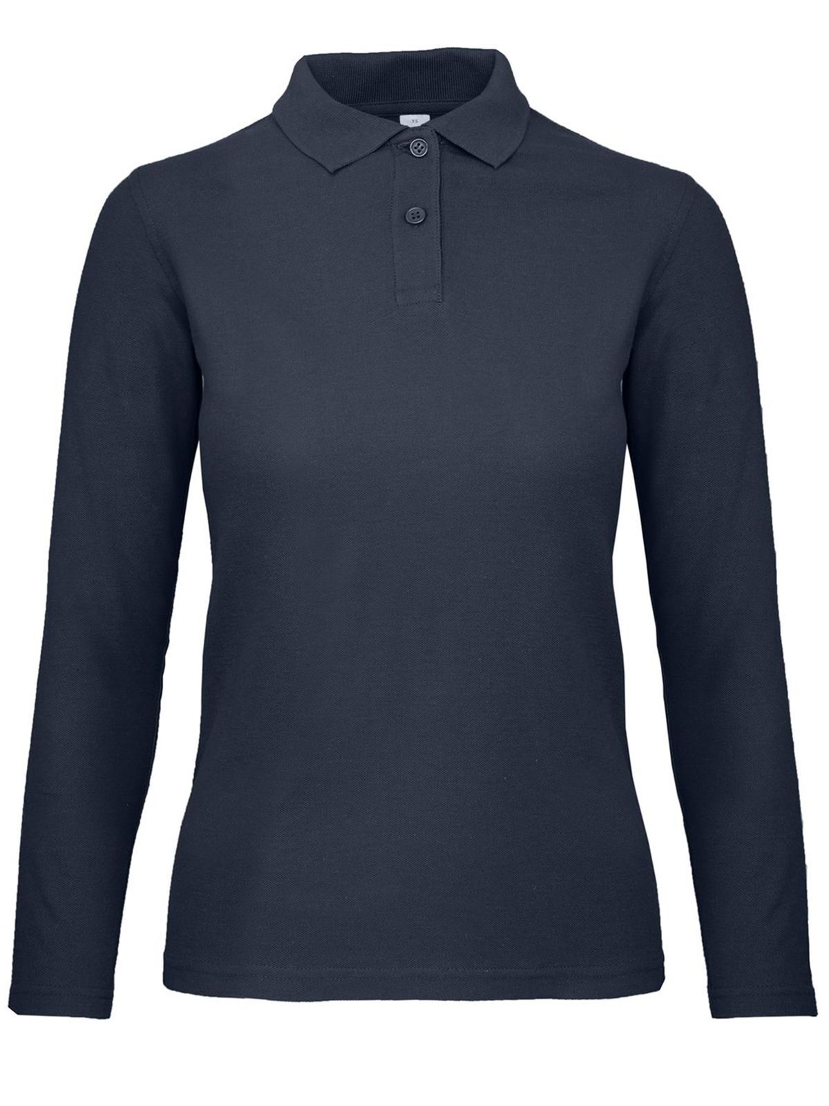 Polo à manches longues pour femme ID 001 - 003 - Marine