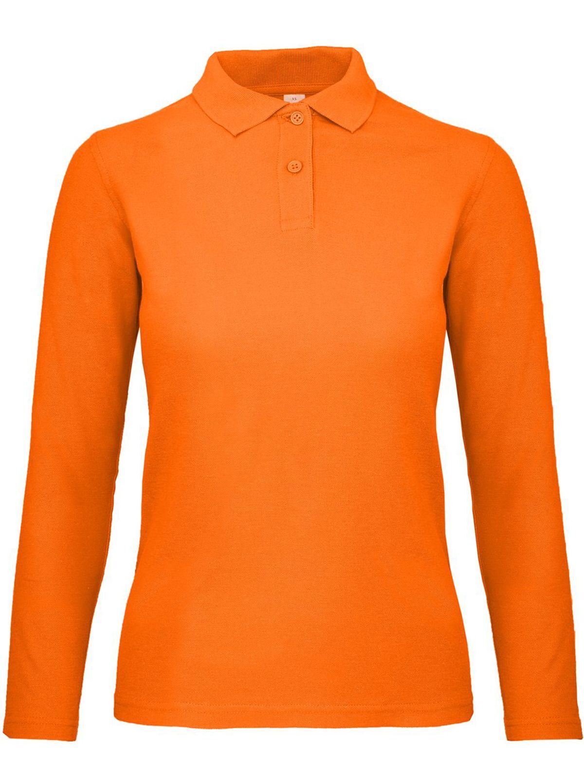 Polo à manches longues pour femme ID 001 - OR235 - Orange