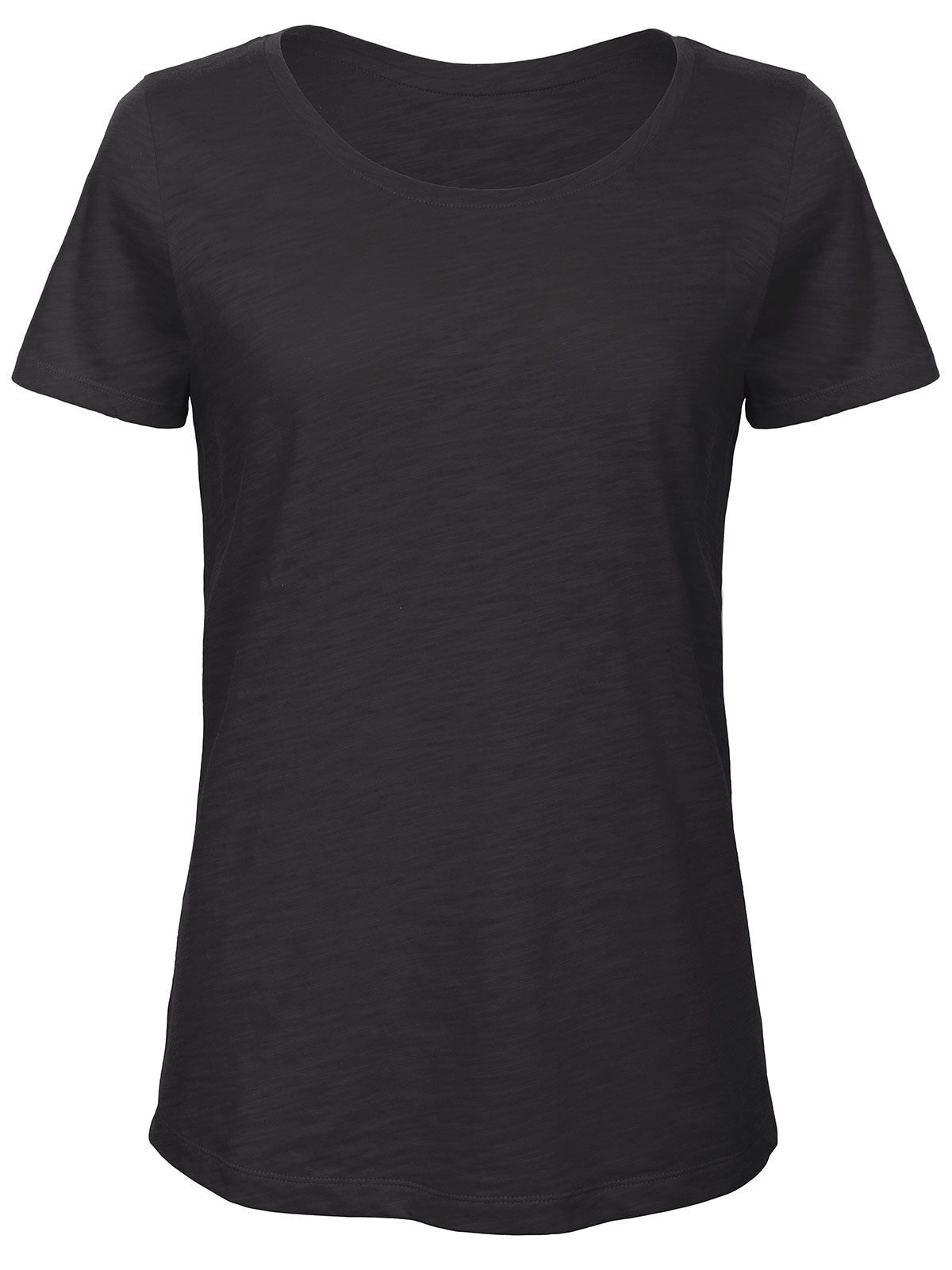 INSPIRE SLUB T BIO FEMME - CB754 - Noir chic