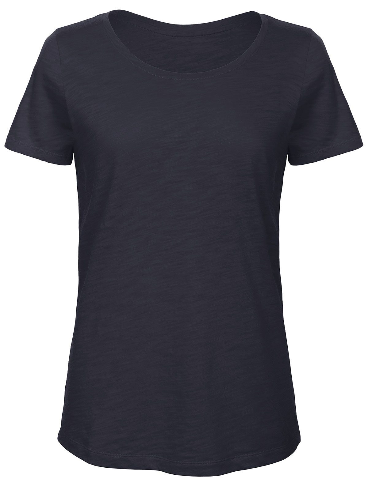 INSPIRE SLUB T BIO FEMME - CN751 - Bleu marine chic