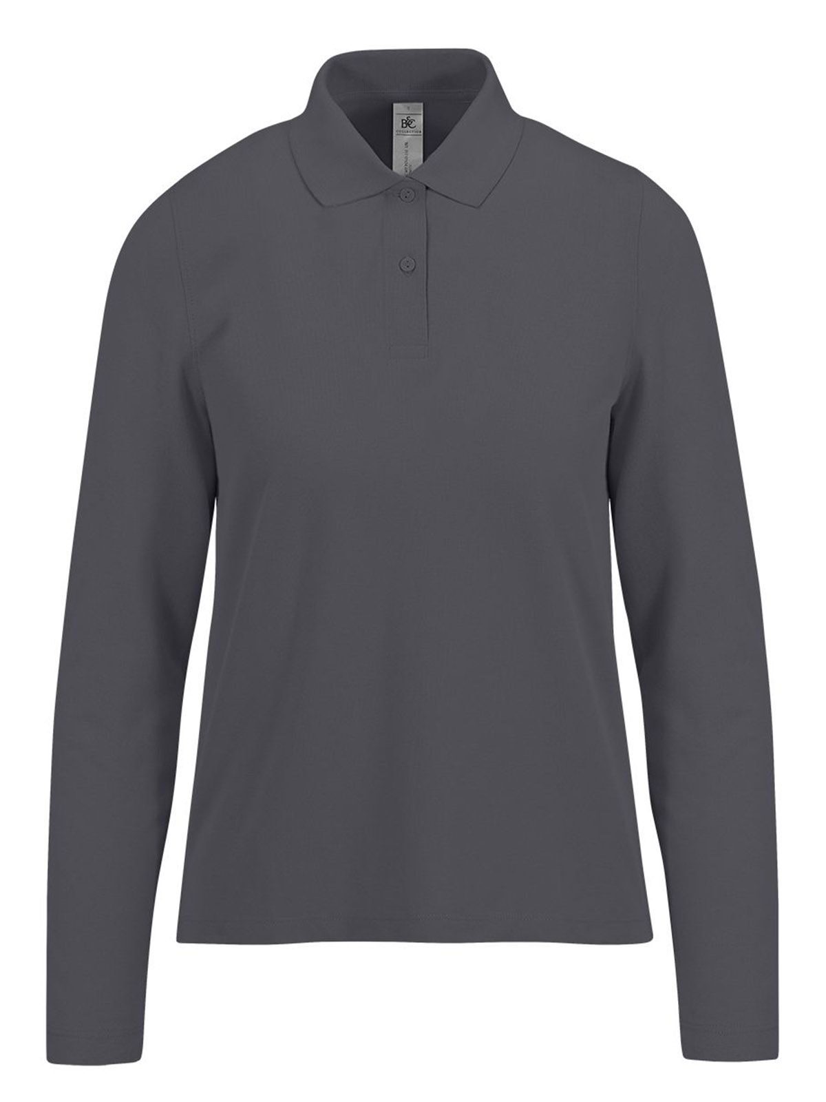 Mon Polo 210 LSL Femme - 670 - Gris foncé