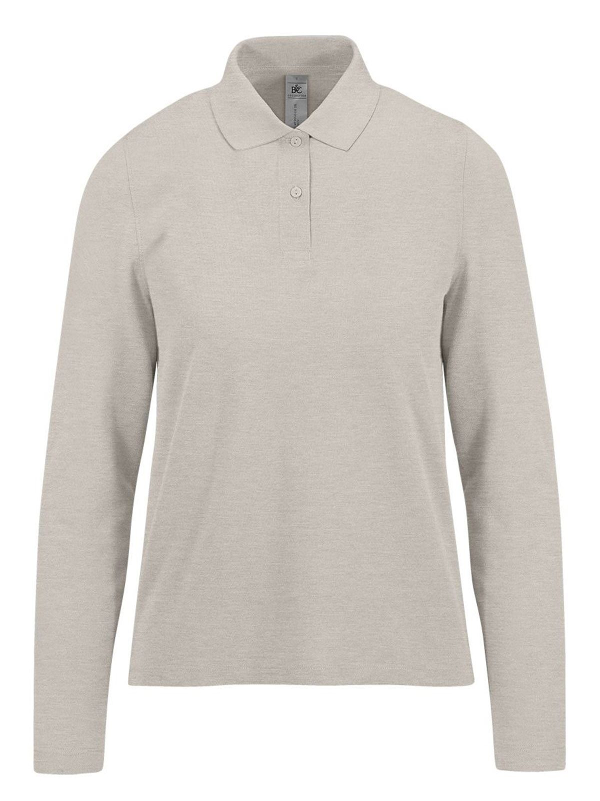 Mon Polo 210 LSL Femme - HG601 - Gris bruyère brumeux