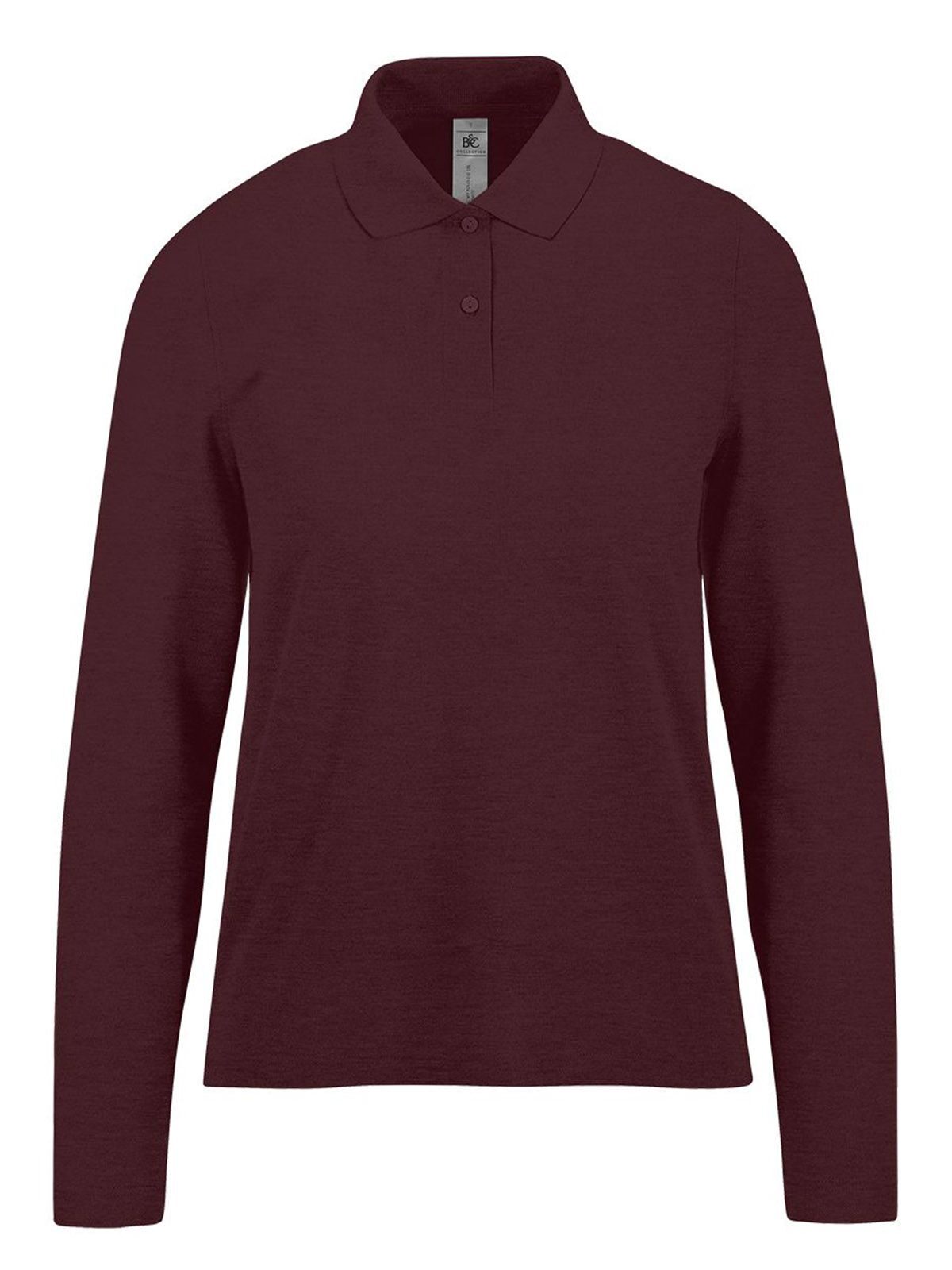 Mon Polo 210 LSL Femme - HB619 - Bordeaux chiné