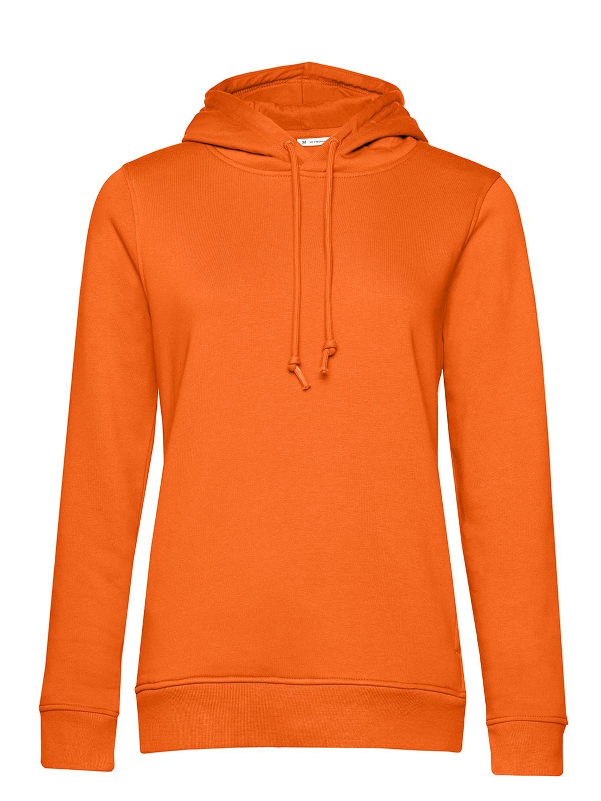 Sweat à capuche Organic Inspire pour femmes - PO233 - Orange pure