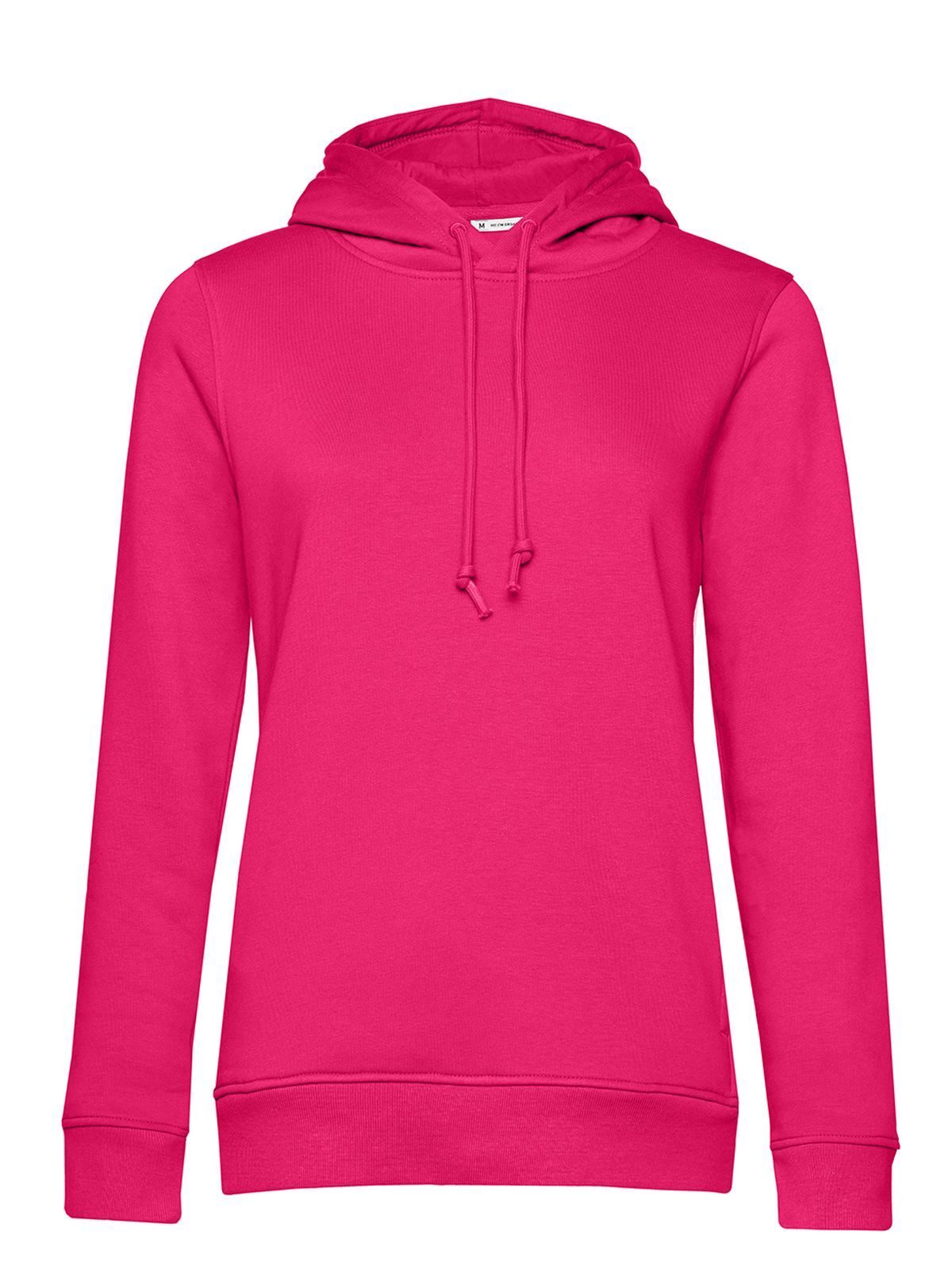 Sweat à capuche Organic Inspire pour femmes - MP309 - Rose magenta