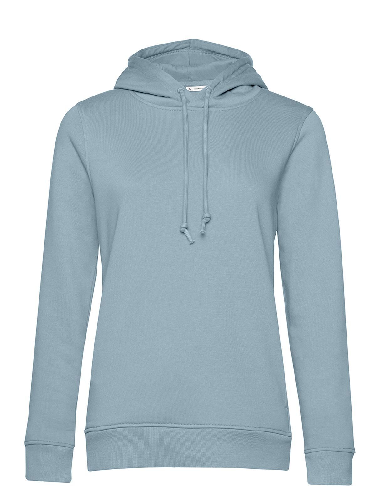 Sweat à capuche Organic Inspire pour femmes - BF457 - Brouillard bleu