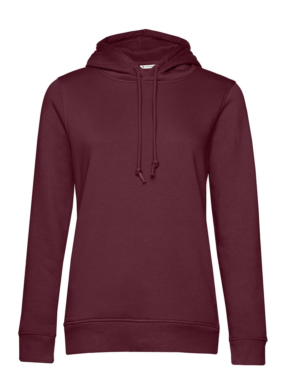 Sweat à capuche Organic Inspire pour femmes - BU370 - Bourgogne