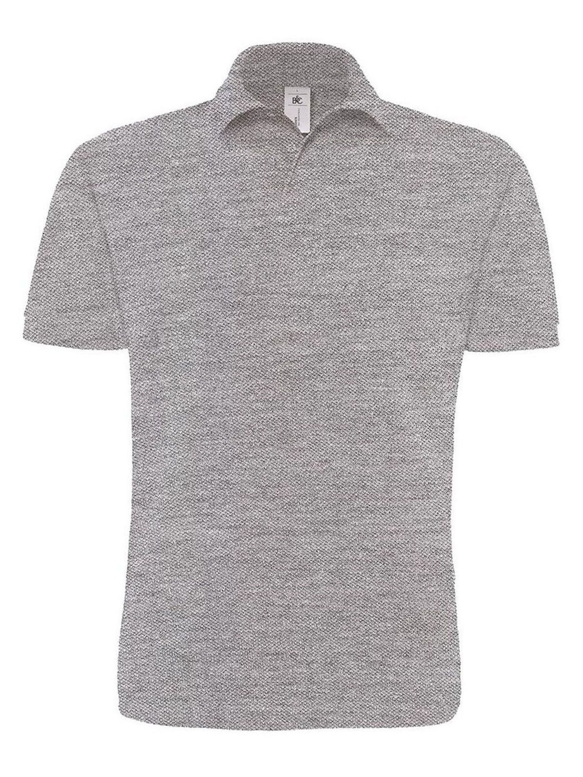 Polo unisexe Heavymill - 610 - Gris chiné