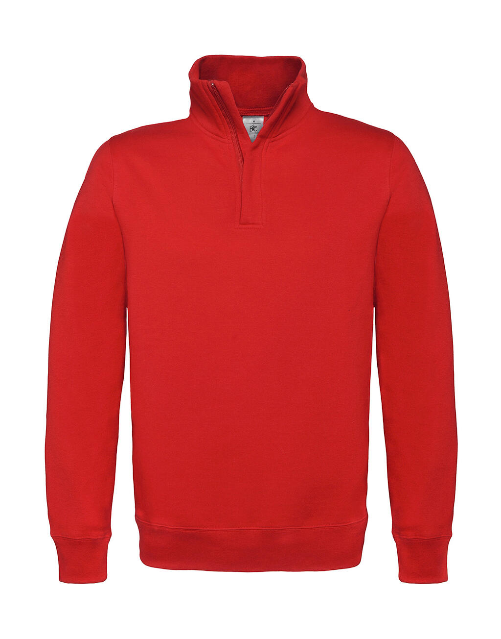 Col zippé basique ID004 1/4 - 004 - Rouge