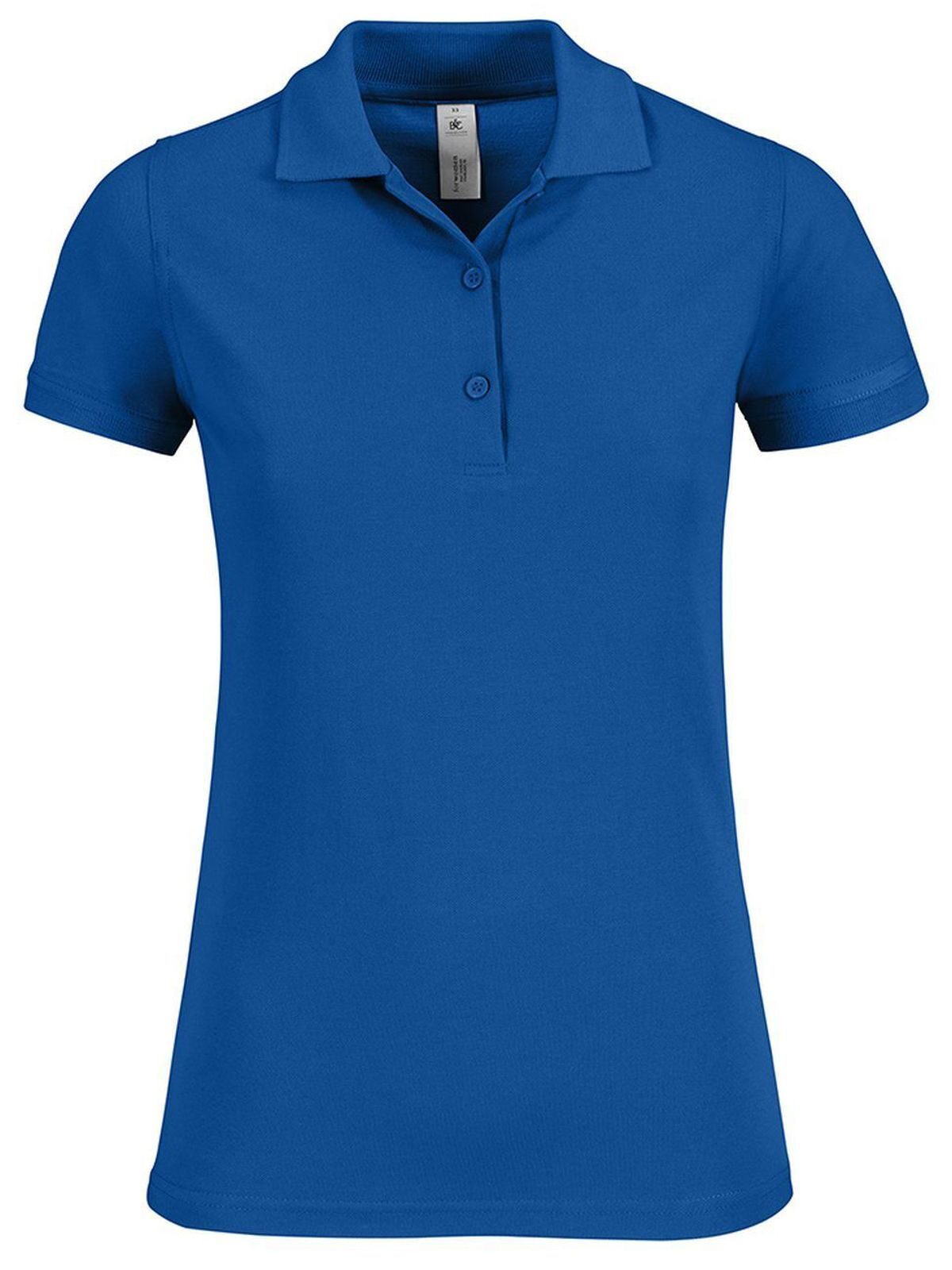 Polo piqué à manches courtes Safran Timeless pour femme - 450 - Bleu royal