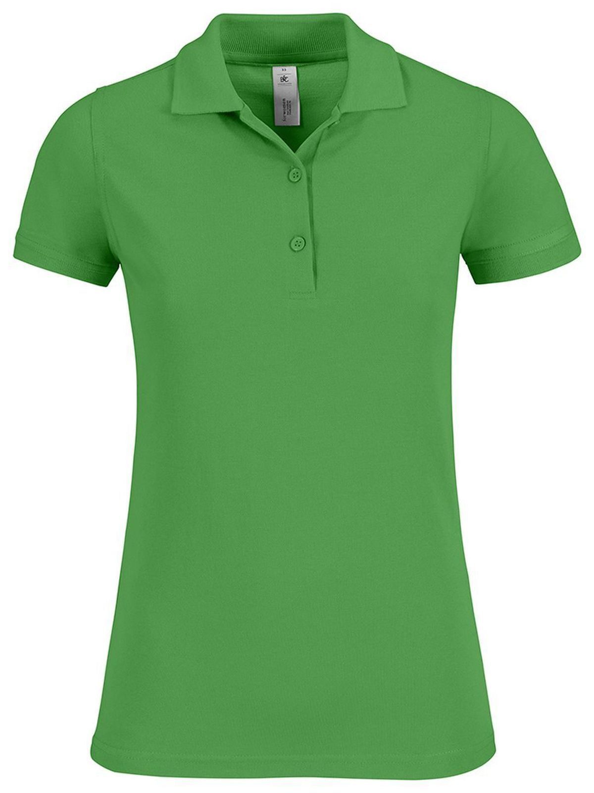 Polo piqué à manches courtes Safran Timeless pour femme - 503 - Vrai Vert
