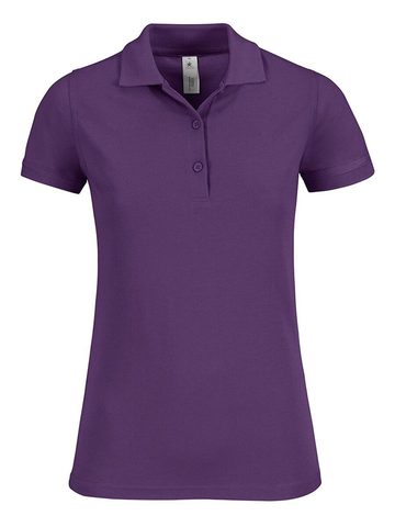 Polo piqué à manches courtes Safran Timeless pour femme - 