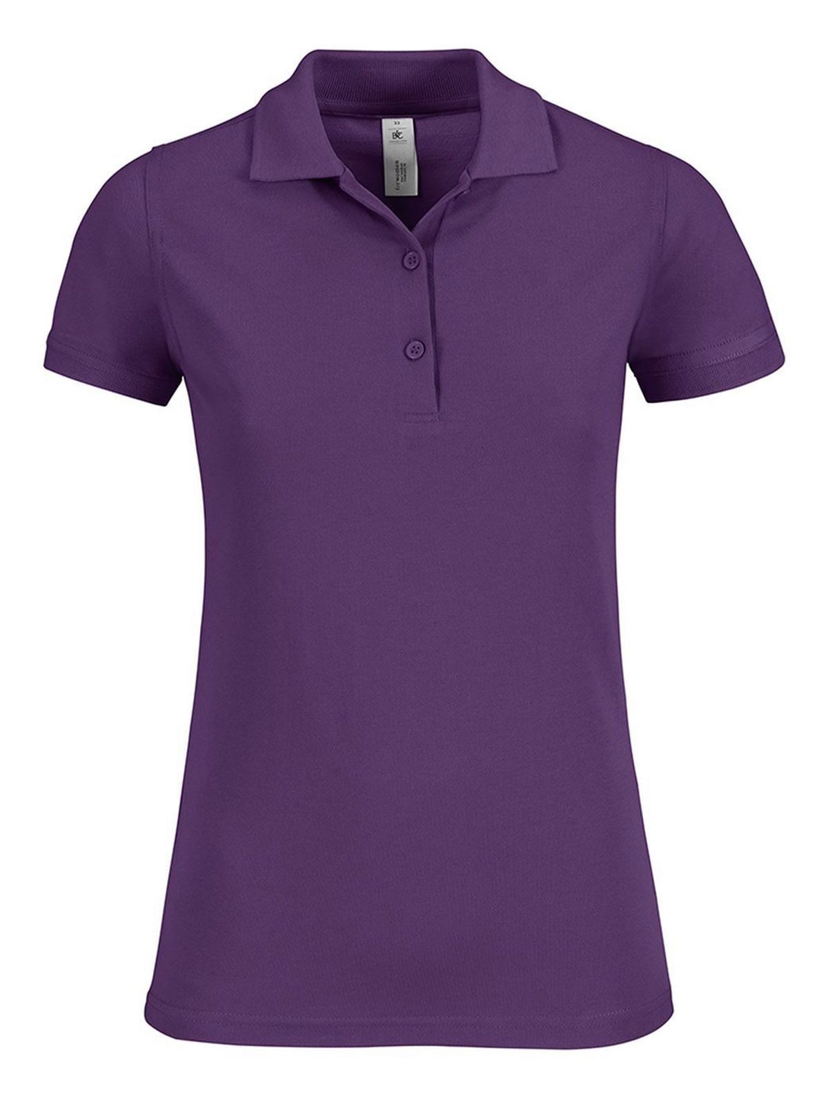 Polo piqué à manches courtes Safran Timeless pour femme - 350 - Violet
